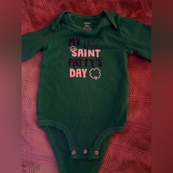 💚🍀Carter’s (My First Saint Patty’s Day) Onesie - Picture 3 of 3